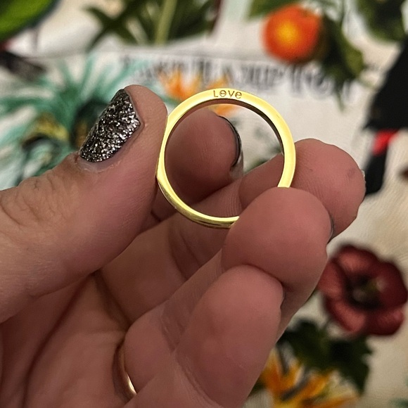 Gold Plated Sterling Ring - Picture 2 of 6